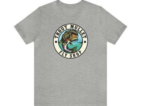 Trout Mullet Fly Shop Badge Tee Fashion