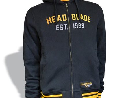 HeadBlade Zipper Hoody - Black For Discount