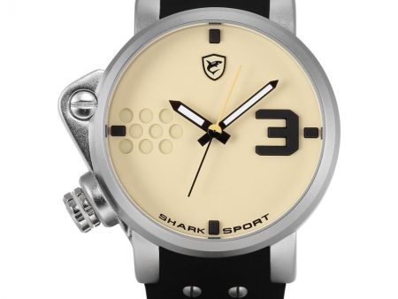 SALMON SHARK 2 Sport Watch Cream SW 520 on Sale