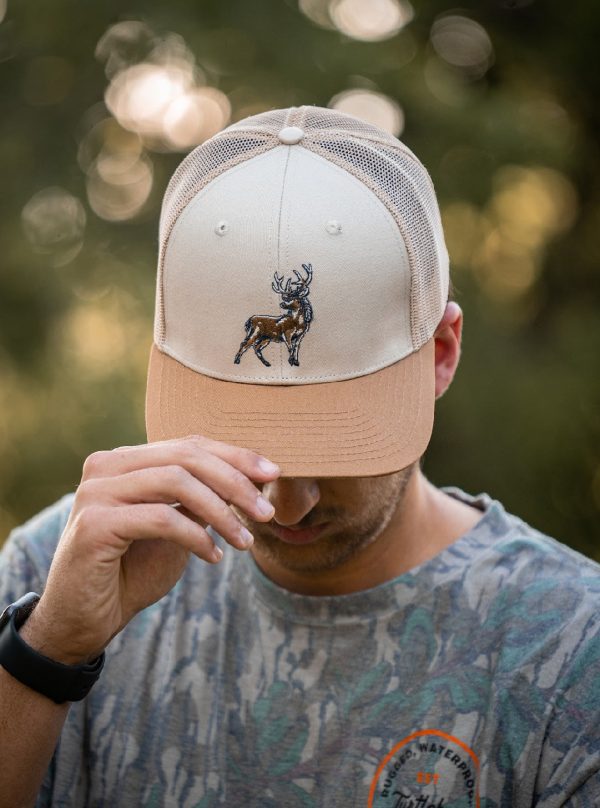 Deer Mullet Stance Hat - Cream Khaki Tan For Cheap