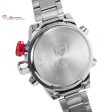 GULPER Shark Sport Watch Silver Black Red SW 103 For Sale