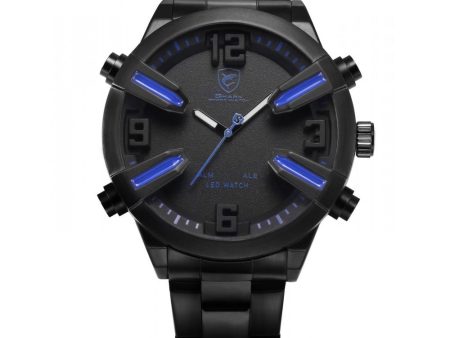 DOGFISH Shark 2 Sport Watch Black Blue  SW 321 For Sale