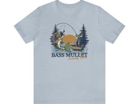 Bass Mullet Fishing Team Premium Tee Cheap