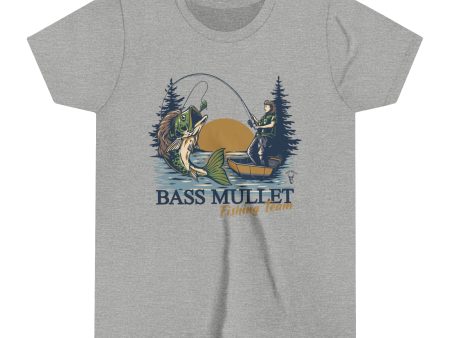 Bass Mullet Fishing Team Youth Tee Discount