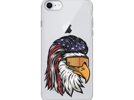 Eagle Mullet USA iPhone Case - Clear on Sale