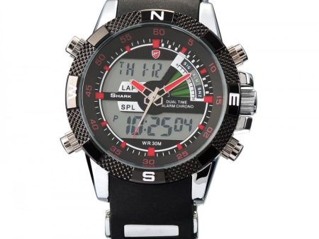 PORBEAGLE Shark Sport Watch Red SW 043 Hot on Sale