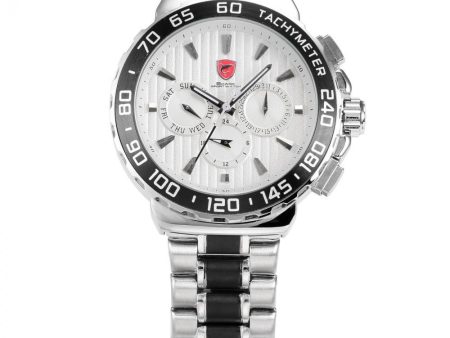 BLACKNOSE Shark Sport Watch Silver White SW 381 Sale