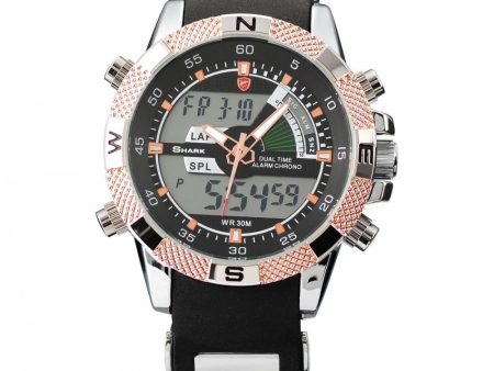 PORBEAGLE Shark Sport Watch Gold SW 045 Fashion