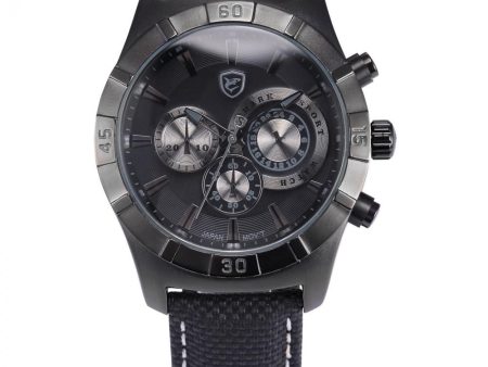 GANGES Shark 2nd Sport Watch Black Grey  SW 289 on Sale