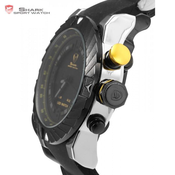 GOBLIN Shark Sport Watch Black Yellow  SW 168 Cheap