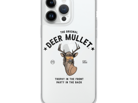 Deer Mullet Motto iPhone Case - Clear Online now