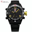 BULLHEAD Shark Sport Watch Black Yellow SW 099 For Sale