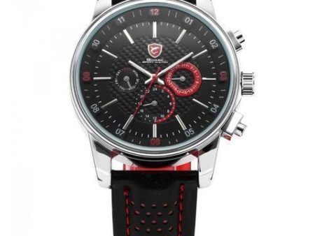 PACIFIC ANGEL Shark Sport Watch Black Red SW 094 For Sale