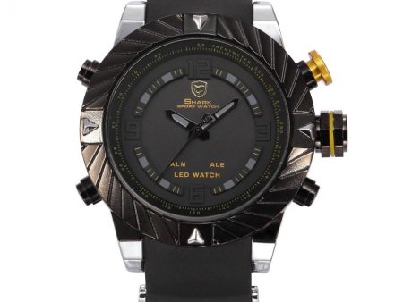 GOBLIN Shark Sport Watch Black Yellow  SW 168 Cheap