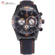 GANGES Shark 2nd Sport Watch Black Orange  SW 286 Cheap