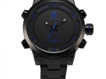 GULPER Shark 2 Sport Watch Black Blue SW 362 For Discount