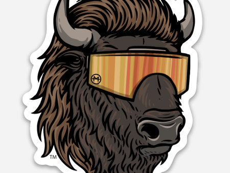 Bison Mullet Sticker Online Hot Sale