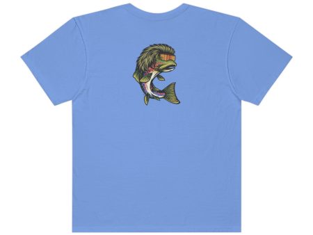 Trout Mullet on Back Side, MKH Brand on Front Side - Comfort Colors Premium Shirt Supply