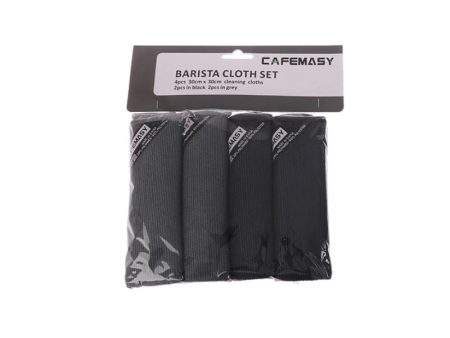 Cafemasy Barista Microfibre Cleaning Cloth - 4 Pack Fashion