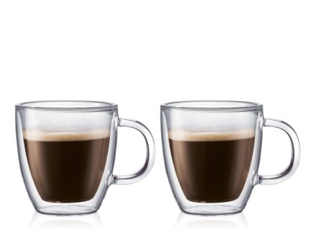 Bodum Bistro Double Wall Mug - 2 Pack on Sale