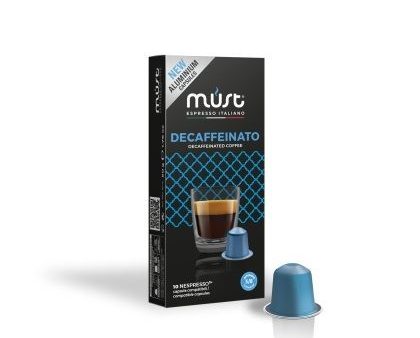 Must Espresso Aluminium Coffee Pod - Decaf Online now