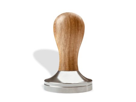 58mm Wooden Handle Tamper with Stainless Steel base for Espresso Machines For Sale