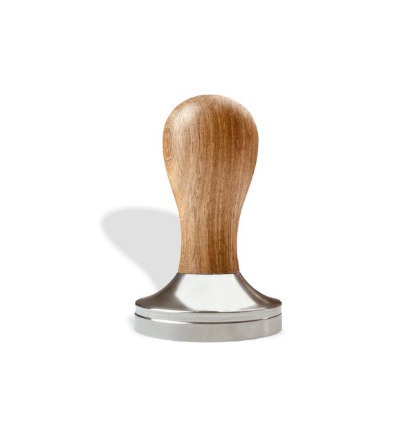 58mm Wooden Handle Tamper with Stainless Steel base for Espresso Machines For Sale