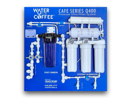 Q400 WATER FOR COFFEE by CLEARLY SIMPLE - Water Systems for coffee shops For Cheap