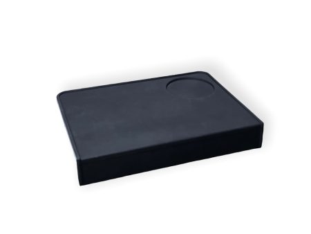 Black Corner Edge Silicone Tamper Mat For Discount