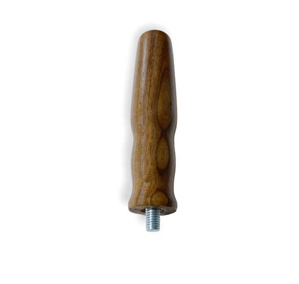 Portafilter Handle - Ridged Walnut Wood M10 Online now