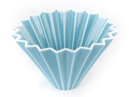 ORIGAMI Coffee Dripper - Matte Blue Hot on Sale