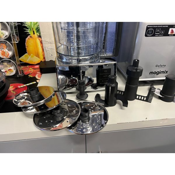 Magimix Cuisine 5100 Food Processor Preloved with all new bowls and attachments including citrus press and spiralizer on Sale