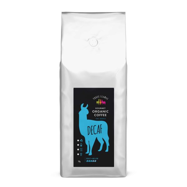 Three Llamas Coffee Organic Decaf Online Sale