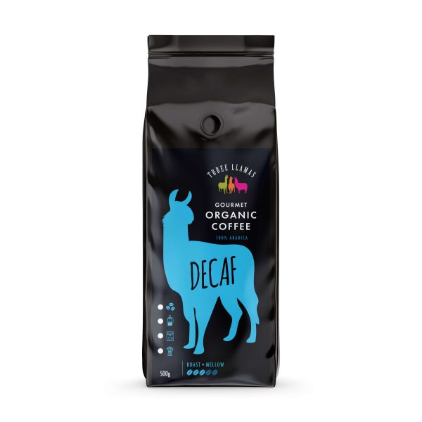 Three Llamas Coffee Organic Decaf Online Sale