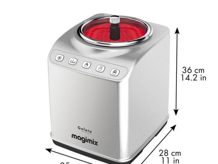 Magimix - Gelato Expert - SATIN - Demo   Display Unit - 3 months warranty Hot on Sale