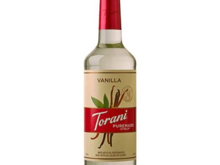 Torani Puremade Vanilla Syrup 750ml Online now