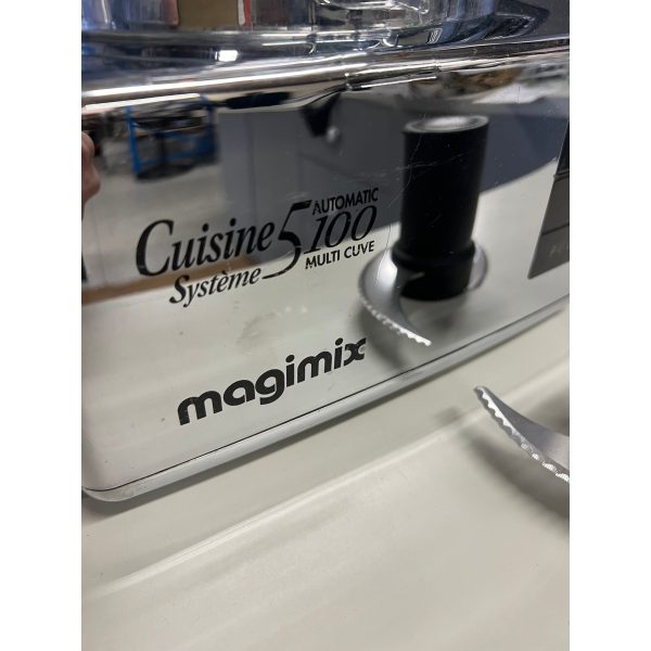 Magimix Cuisine 5100 Food Processor Preloved with all new bowls and attachments including citrus press and spiralizer on Sale