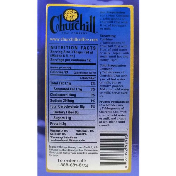 Vanilla Spice Chai Tea - 16oz. Bag For Sale