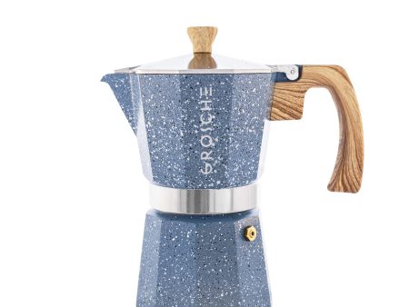 GROSCHE MILANO STONE Stovetop Moka pot, 6 Cup Hot on Sale