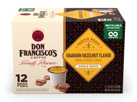 Hawaiian Hazelnut Flavor Coffee Pods Fashion