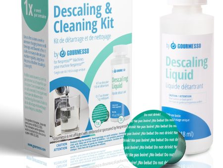 Nespresso Machine Cleaning Kit - Descaling Solution + 1 Cleaning Pod Hot on Sale