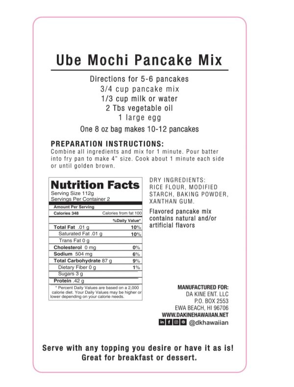 Gluten Free Ube Mochi Pancake Mix For Cheap