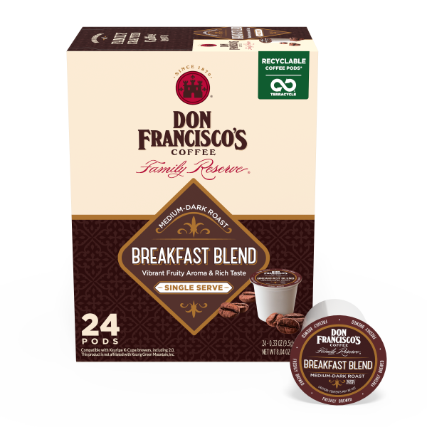 Breakfast Blend Coffee Pods Sale