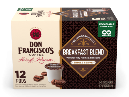 Breakfast Blend Coffee Pods Sale