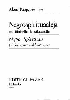 Negrospirituaaleja   Negro Spirituals on Sale